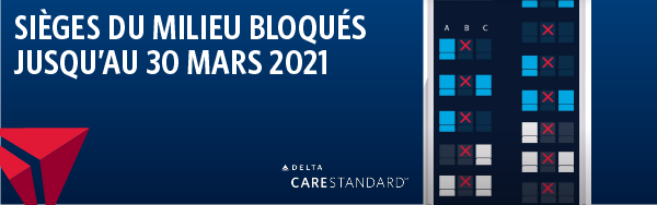 Sièges du milieu bloqués jusqu’en Mars 2021 Sièges du milieu bloqués jusqu’en Mars 2021